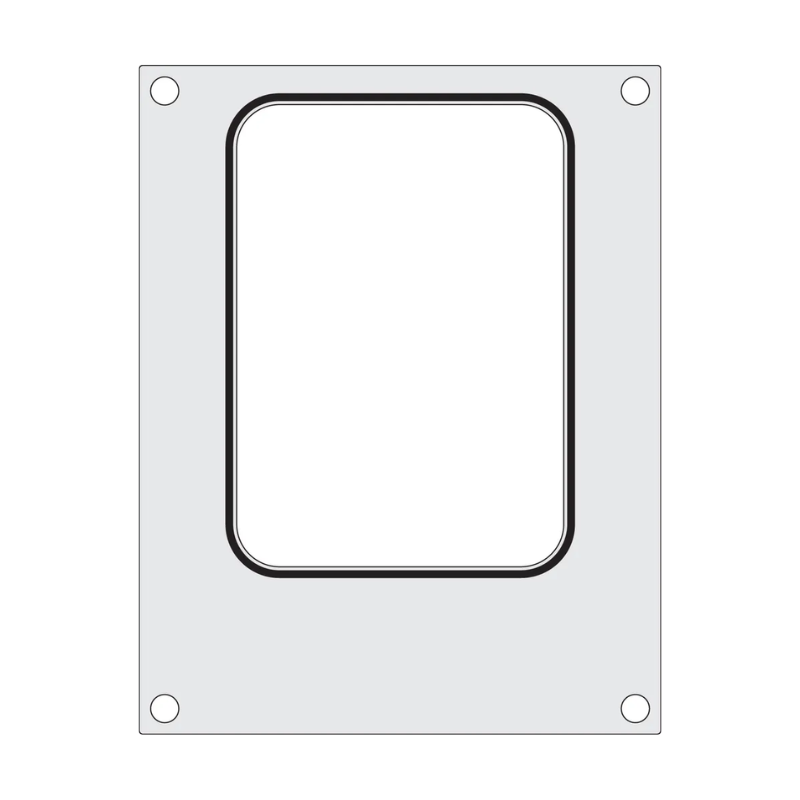 Versiegelungsmatrix für manuelle Versiegelungsmaschine - 187 x 137 mm - HENDI