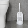 Brosse Ronde et Support WC - Blanc - Jantex