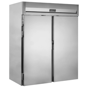 Positiver Wagenkühlschrank 2 Türen - Edelstahl - 832 L