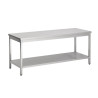Table Inox avec Etagère - L 2000 x P 600 mm - CombiSteel
