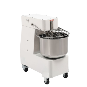 Knetmaschine 20 L mit abnehmbarem Kessel und hochklappbarem Kopf - Variable Geschwindigkeit - Dynasteel