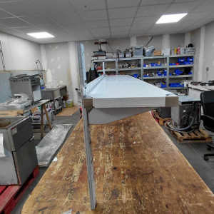 Etagère Murale en Inox - L 1500 x P 300 mm - Dynasteel