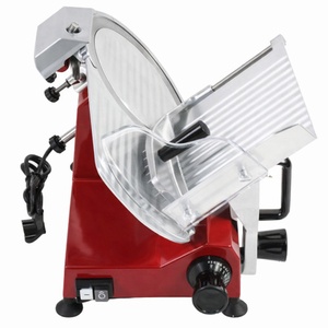 Professioneller Schwerkraft-Schinkenaufschneider Rot 250 mm - Dynasteel
