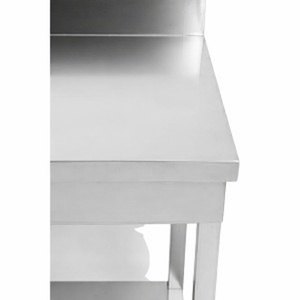 Table Inox Dynasteel : Profondeur 700 mm, Longueur 800 mm