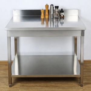 Dynasteel Stainless Steel Table: Depth 700 mm, Length 800 mm