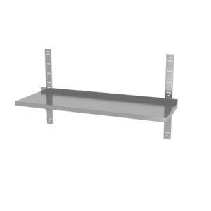 Étagère Murale Réglable avec 2 Supports - L 1000 x 300 mm - HENDI