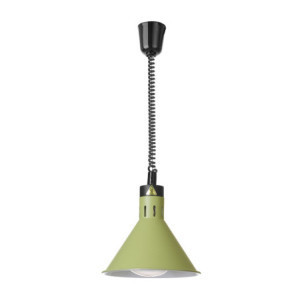 Lampe Chauffante Conique Réglable - Vert  - HENDI