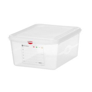 Bac GN 1/2 Transaprent en PP - 10 L - HENDI