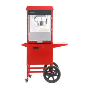 Machine à Pop-Corn avec Chariot - Rouge - HENDI