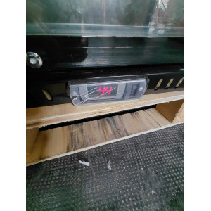 Arrière-Bar Réfrigéré Skinplate - 3 Portes Vitrées Battantes - 328 L - Dynasteel