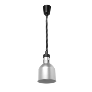 Lampe Chauffante Argentée Cylindrique Réglable - HENDI