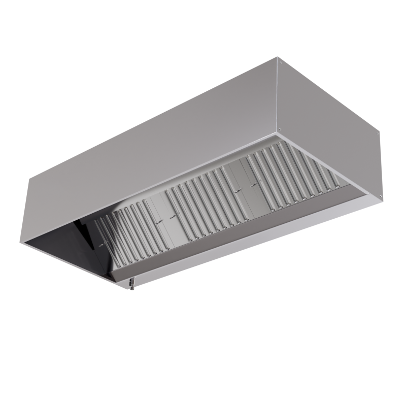 Hotte Cubique 1100 Led Sans Moteur - Dynasteel Innovant