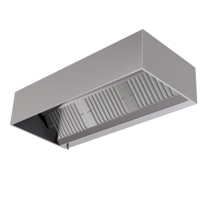 Hotte Cubique 900 Led Sans Moteur - Dynasteel KP 9/12L-LEDB-IMPEX