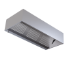 Hotte Cubique Led 2000mm Sans Moteur Dynasteel - Professionnelle Premium