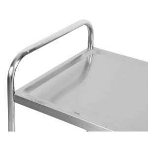 Stainless Steel Trolley with 2 Shelves - Refurbished