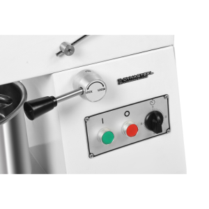10 L Knetmaschine mit festem Kessel und hochklappbarem Kopf - 1 Geschwindigkeit - Dynasteel