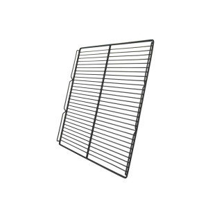 Black Grid for Black Beverage Display with 2 Glass Doors - 450 L - CombiSteel