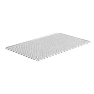 Perforiertes Aluminium-Backblech - L 600 x B 400 mm Aufbereitet