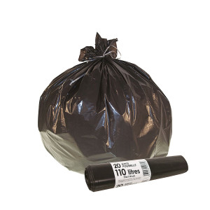 Müllsack - 100 L - Rolle mit 25 Säcken - FourniResto