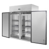 Edelstahl-Kühlschrank Positiv GN 2/1 - 1400 L - Dynasteel