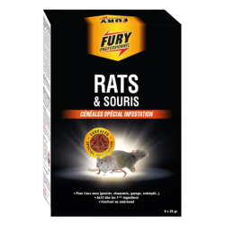 Vordosierte Getreidebeutel für Ratten und Mäuse - Packung mit 6 x 25 g