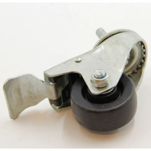 Roulette 60 mm avec Frein Monté sur Goupille - TEFCOLD