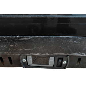 Arrière-Bar Réfrigéré Skinplate - 3 Portes Vitrées Coulissantes - 328 L - Dynasteel