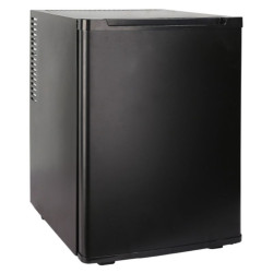 Mini Fridge Bar with Full Black Door - 40 L Refurbished