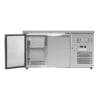 Positiver Kühltisch 2 Türen 228 L Belüftet Edelstahl