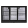 Rückkühlschrank 320 L 3 Schiebetüren aus Glas