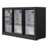 Arrière-Bar Réfrigéré 320 L 3 Portes Vitrées Coulissantes