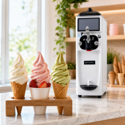 Soft-Eis-Maschine 16 L/h 1050 W - Dynasteel