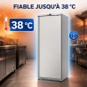 Armoire de Congélation 590 L Inox Froid Ventilé -22 °C