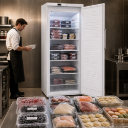 Gefrierschrank 510 L Belüftet -18/-22°C Weiß