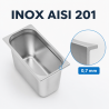 Bac Gastro GN 1/3 Edelstahl 200 mm - 7,5 L | Dynasteel