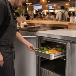 Paar Schienen 460 mm für Kühltisch