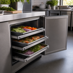 Paar Schienen 460 mm für Kühltisch