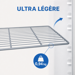 Gitter für Saladette 560 x 330 mm — Kunststoffbeschichtetes Regal