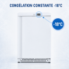 Mini-Kühlschrank Negativ 170 L -18°C Weiß
