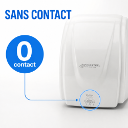 Professional Hand Dryer 2100 W ABS White — Drying 30 s