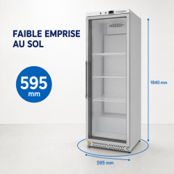 Glasgekühlter Kühlschrank 380 L 0/+8°C