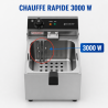 Professionelle Fritteuse 10 L 3000 W Edelstahl — Thermostat