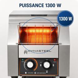 Toaster mit Förderband Pro 1300 W Edelstahl — Dynasteel