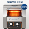 Toaster mit Förderband Pro 1300 W Edelstahl — Dynasteel