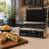 Grill Panini Pro 2200 W Gerillt 340x220 mm Inox