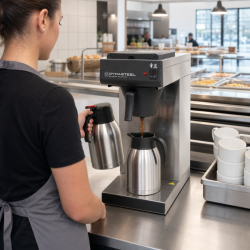 Professionelle Kaffeemaschine 2 L Edelstahl AISI 304 — Filter CHR