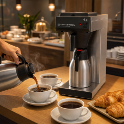 Professionelle Kaffeemaschine 2 L Edelstahl AISI 304 — Filter CHR