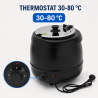 Elektrischer Suppentopf Pro 9 L 400 W — Thermostat 30-80 °C