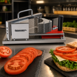 Coupe-Tomates Professionnel Inox — Trancheur Manuel