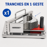 Coupe-Tomates Professionnel Inox — Trancheur Manuel